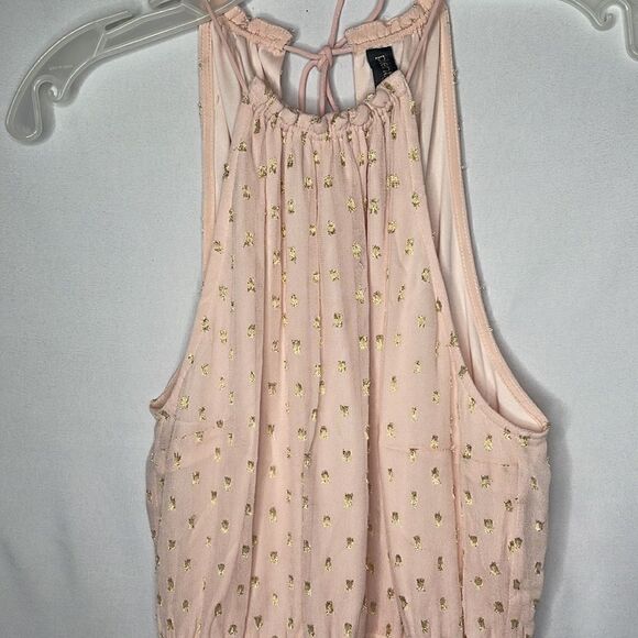 Plenty by Tracy Reece Light Pink and Gold Dress. Size XSP. - Picture 3 of 14